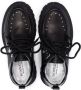 Monnalisa stud-embellished leather loafers Black - Thumbnail 3