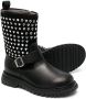 Monnalisa studded buckled ankle boots Black - Thumbnail 2
