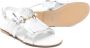 MONTELPARE TRADITION fringed leather sandals Silver - Thumbnail 2