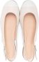 MONTELPARE TRADITION panelled leather ballerina shoes Neutrals - Thumbnail 3