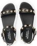 MONTELPARE TRADITION studded leather sandals Black - Thumbnail 3