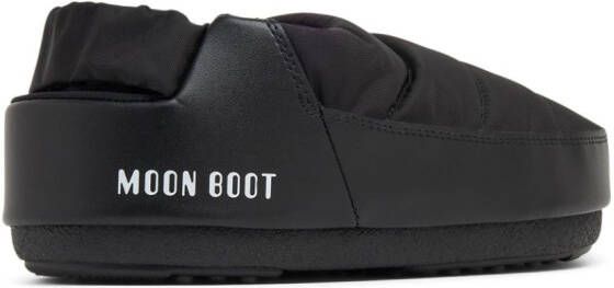 Moon Boot Evolution padded flat sandals Black