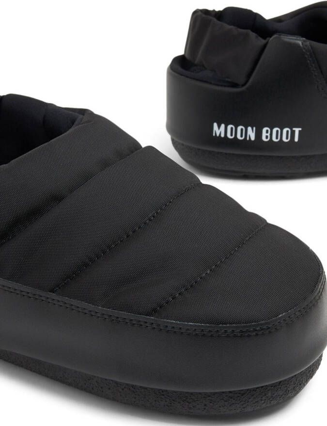 Moon Boot Evolution padded flat sandals Black