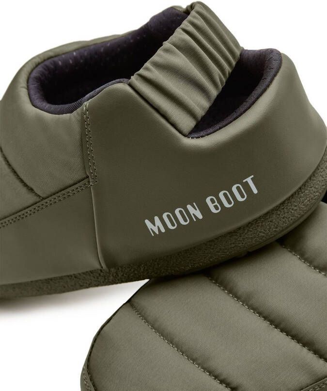 Moon Boot Evolution padded mules Green