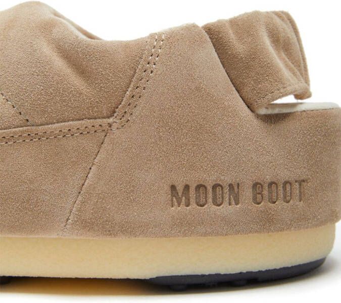 Moon Boot Evolution suede slippers Neutrals