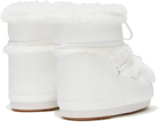 Moon Boot Icon faux-fur snow boots White
