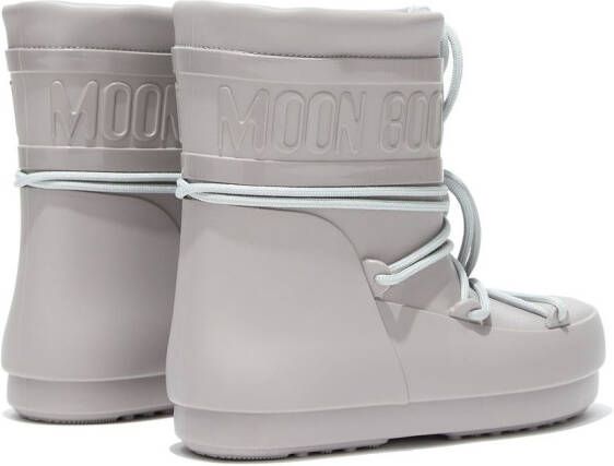 Moon Boot low-top lace-up boots Grey