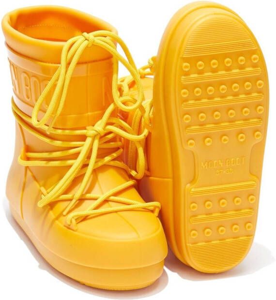 Moon Boot Icon Glance rain boots Yellow