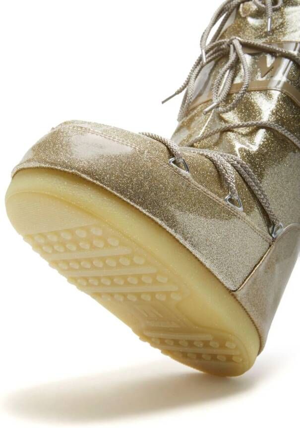 Moon Boot Icon Glitter snow boots Gold
