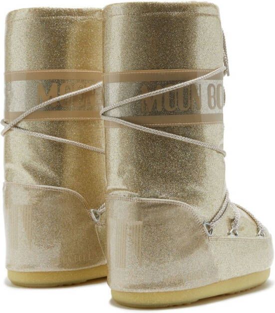 Moon Boot Icon Glitter snow boots Gold