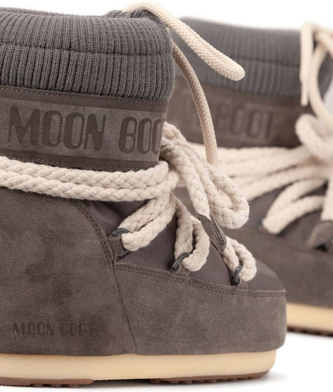 Moon Boot Icon Low Case suede boots Brown