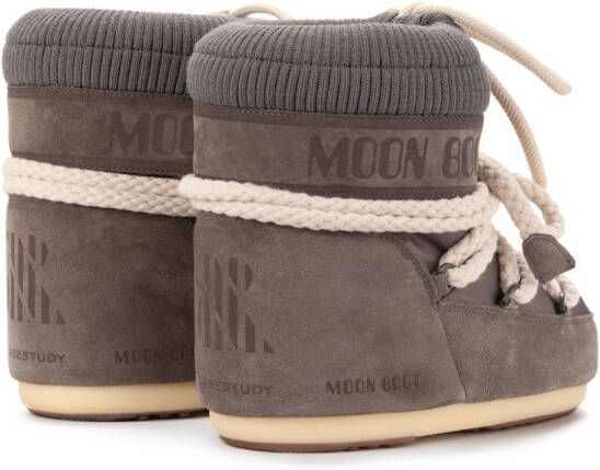 Moon Boot Icon Low Case suede boots Brown