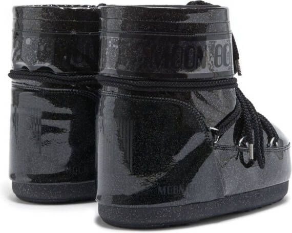Moon Boot Icon Low Glitter boots Black