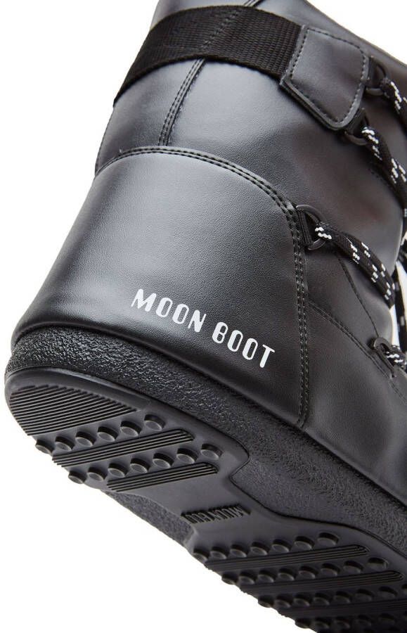 Moon Boot MOONBOOT SNEAKER MID CALF PADDED SNOW BOOT POLYESTER RUBBER Black