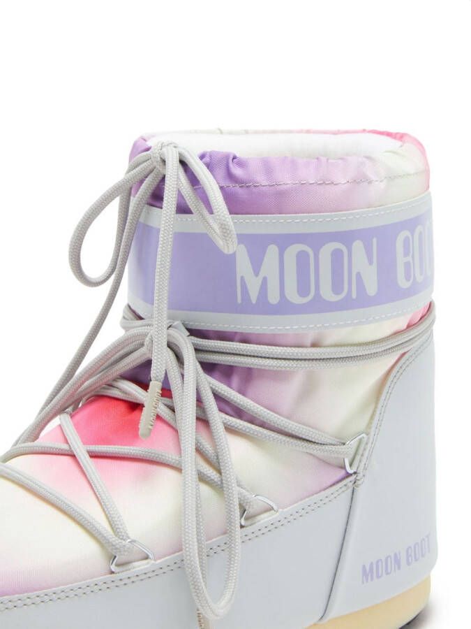 Moon Boot Icon Low Tie-Dye boots Grey