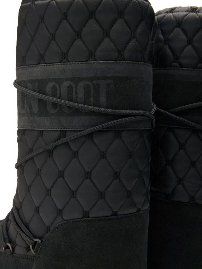 Moon Boot Icon quilted snow boots Black