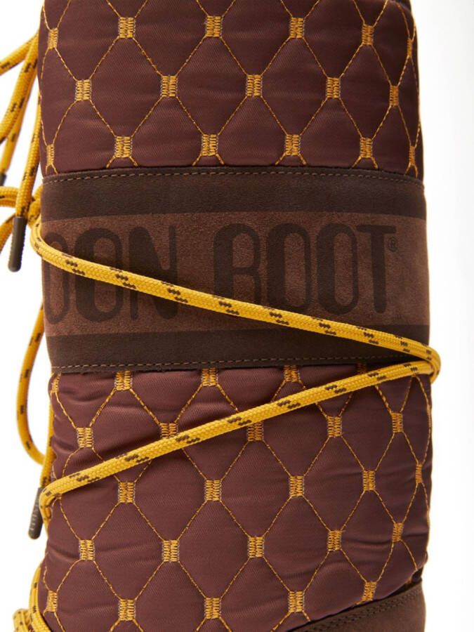 Moon Boot Icon quilted snow boots Brown