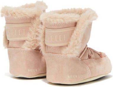 Moon Boot Kids Crib suede ankle boots Neutrals
