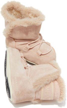 Moon Boot Kids Crib suede ankle boots Neutrals