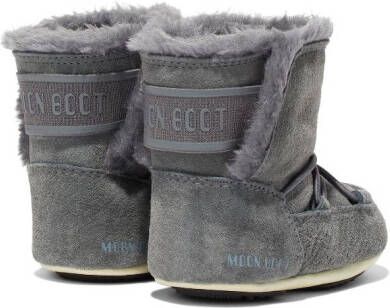Moon Boot Kids Crib suede boots Grey