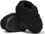 Moon Boot Kids faux-fur flat slippers Black - Thumbnail 2