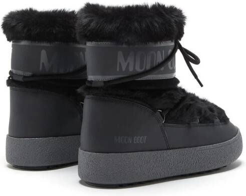 Moon Boot Kids Icon faux-fur snow boots Black