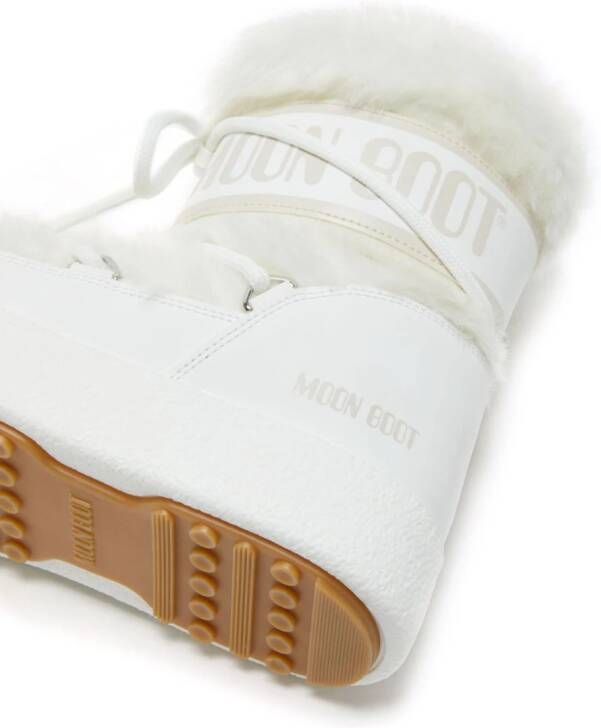 Moon Boot Kids Icon faux-fur snow boots White