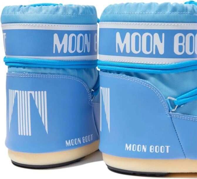 Moon Boot Kids Icon logo-print boots Blue