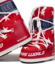 Moon Boot Kids Icon logo-print snow boots Red - Thumbnail 4