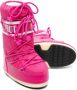 Moon Boot Kids Icon logo-strap snow boots Pink - Thumbnail 2