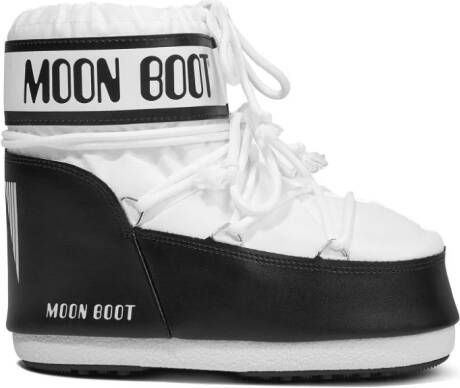 Moon Boot Kids Icon Low lace-up snow boots White
