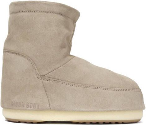 Moon Boot Kids Icon suede ankle boots Neutrals