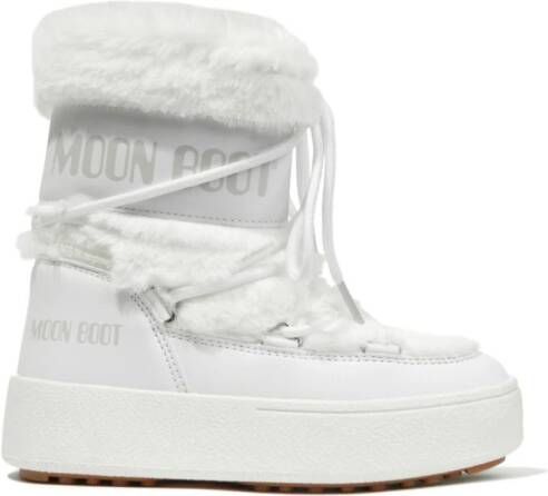 Moon Boot Kids Jtrack logo-print snow boots White