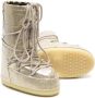 Moon Boot Kids Jtrack Tube glitter snow boots Gold - Thumbnail 2