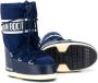 Moon Boot Kids logo lace-up snow boots Blue - Thumbnail 2