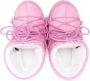 Moon Boot Kids logo-print lace-up ankle boots Pink - Thumbnail 3