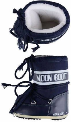 Moon Boot Kids logo-print snow boots Blue