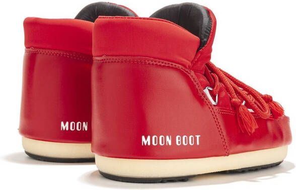 Moon Boot Kids padded ankle-length boots Red