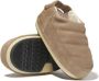 Moon Boot Kids round-toe suede slippers Neutrals - Thumbnail 2