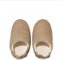 Moon Boot Kids round-toe suede slippers Neutrals - Thumbnail 4
