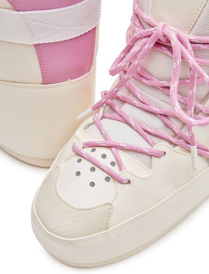 Moon Boot lace-up sneaker boots Neutrals