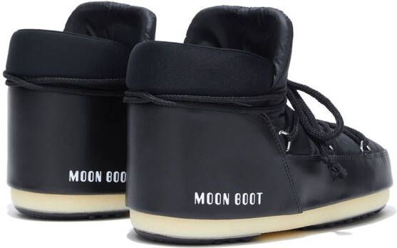Moon Boot logo-print padded ankle boots Black