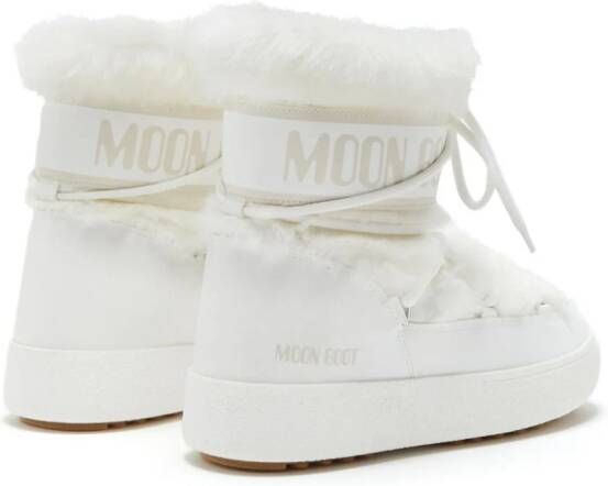 Moon Boot LTrack faux-fur padded boots White