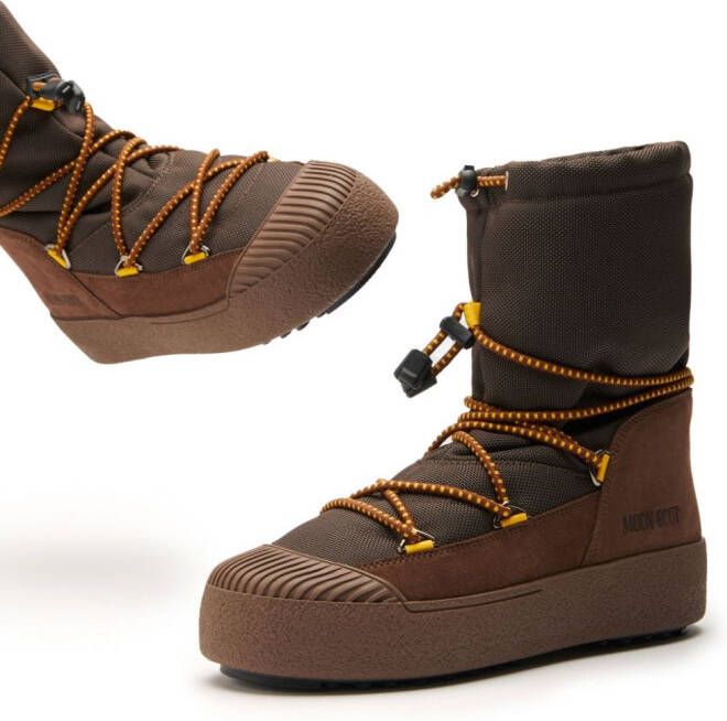 Moon Boot Mtrack Polar panelled boots Brown