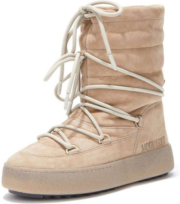 Moon Boot Track padded lace-up boots Neutrals