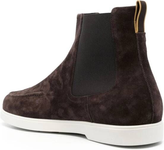 Moorer suede ankle boots Brown