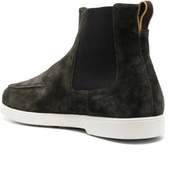 Moorer suede ankle boots Green