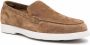 Moorer suede slip-on loafers Brown - Thumbnail 2