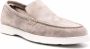 Moorer suede slip-on loafers Grey - Thumbnail 2