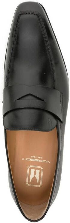 Moreschi Sofia leather loafers Black